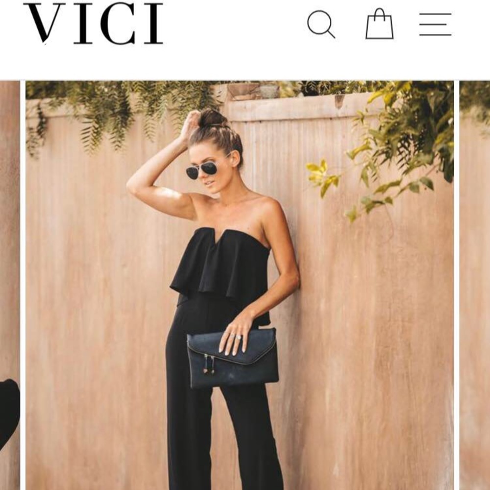 Vici Black Jumpsuit